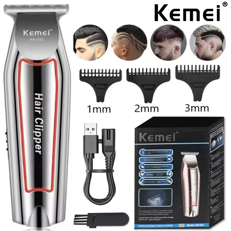 Men'S Grooming Essentials - Kemei プロフェッショナルヘアトリマー電気ひげトリマー男性用バリカンヘアカッター機散髪グルーミングキット KM-032