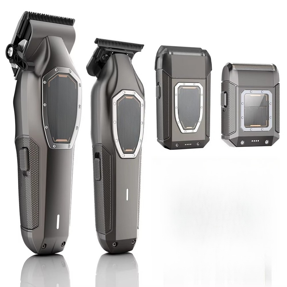 Men'S Grooming Kits - 7000 RPM ブラシレスモーター ヘアクリッパー、4-in-1 グルーミングキット、2600mAh、150分稼働時間、メンズトリマーシェーバーセット