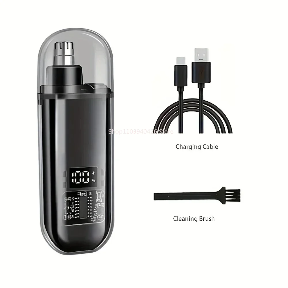 Men'S Grooming Kits - 男性用鼻毛耳毛トリマー - USB C充電式、高速充電、コンパクトグルーミングキット、ポータブルコンパクトデザイン