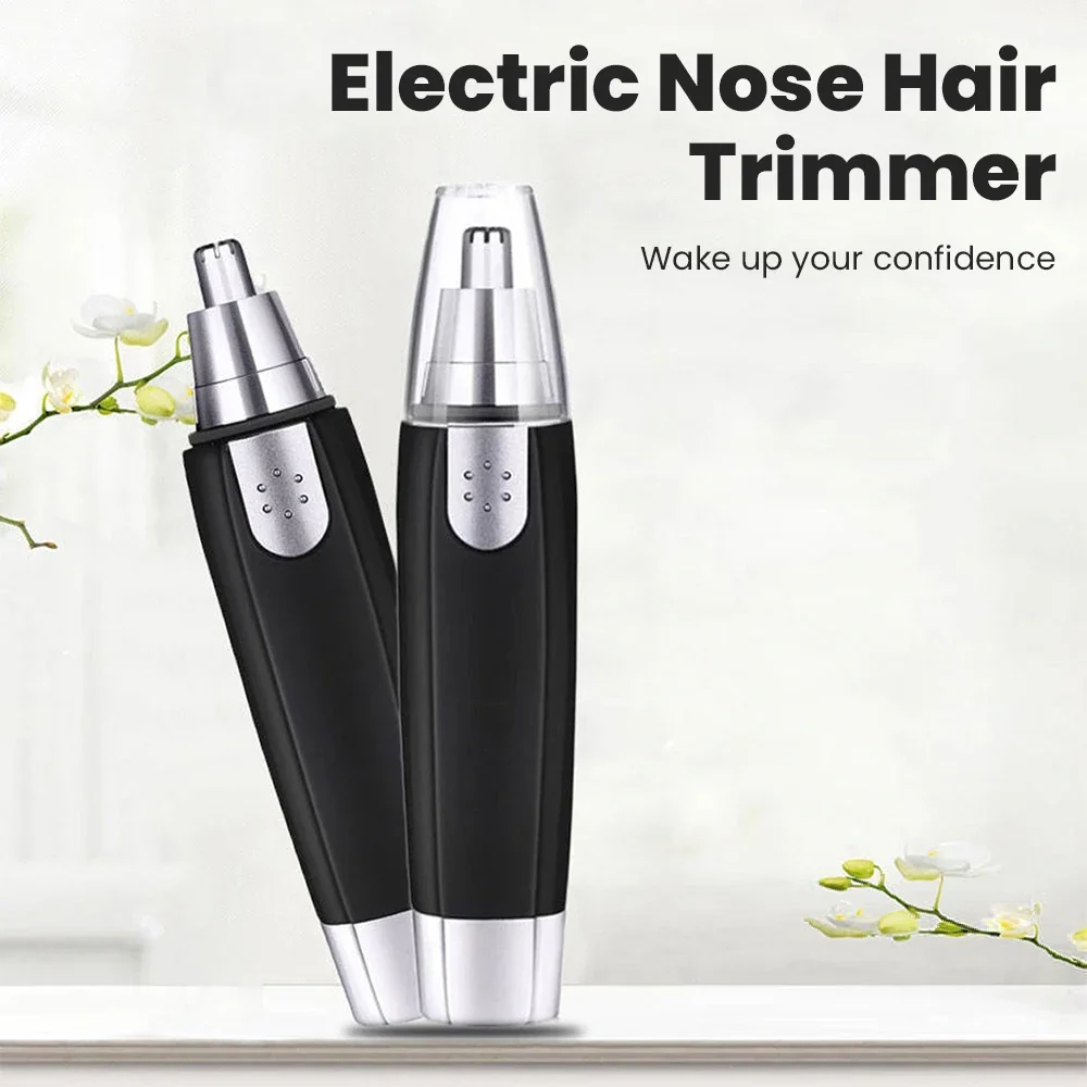 Men'S Grooming Kits - 3-in-1充電式フェイシャルヘアトリマー - 男性と女性のための痛みのない電動鼻毛・耳毛・眉毛シェーバー、ポータブルグルーミングキット