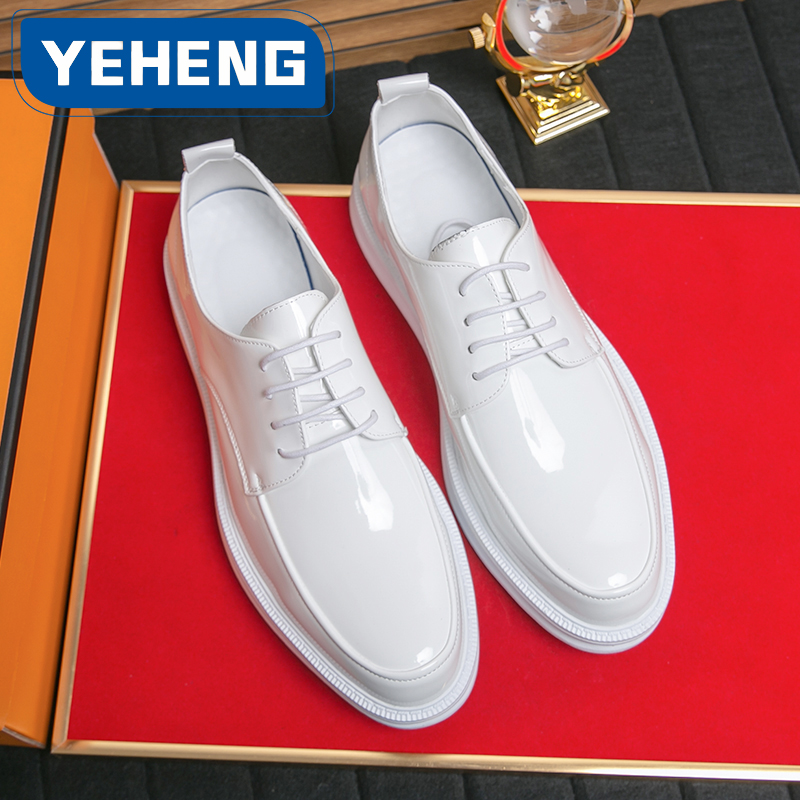 Men'S Grooming Oxford - ホワイトクラシックオフィスメンズシューズ結婚式の男性フォーマルシューズ高級ファッション新郎結婚式の靴男性オックスフォードシューズドレス革靴