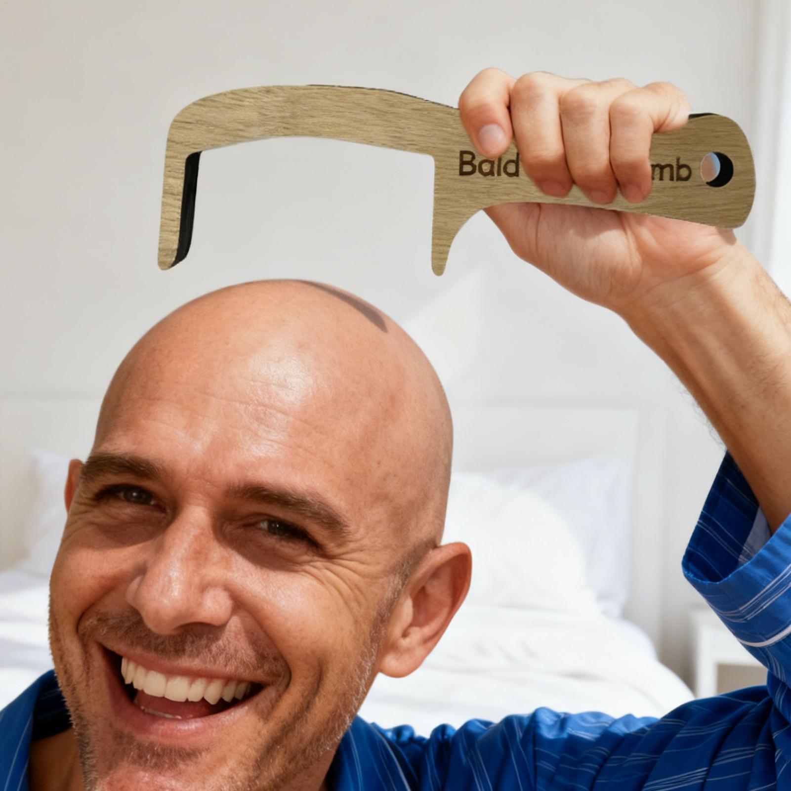 ハゲ男性用コーム 面白いいたずら グルーミングツール 毛のな - Men'S Grooming Tool のレビューと価格