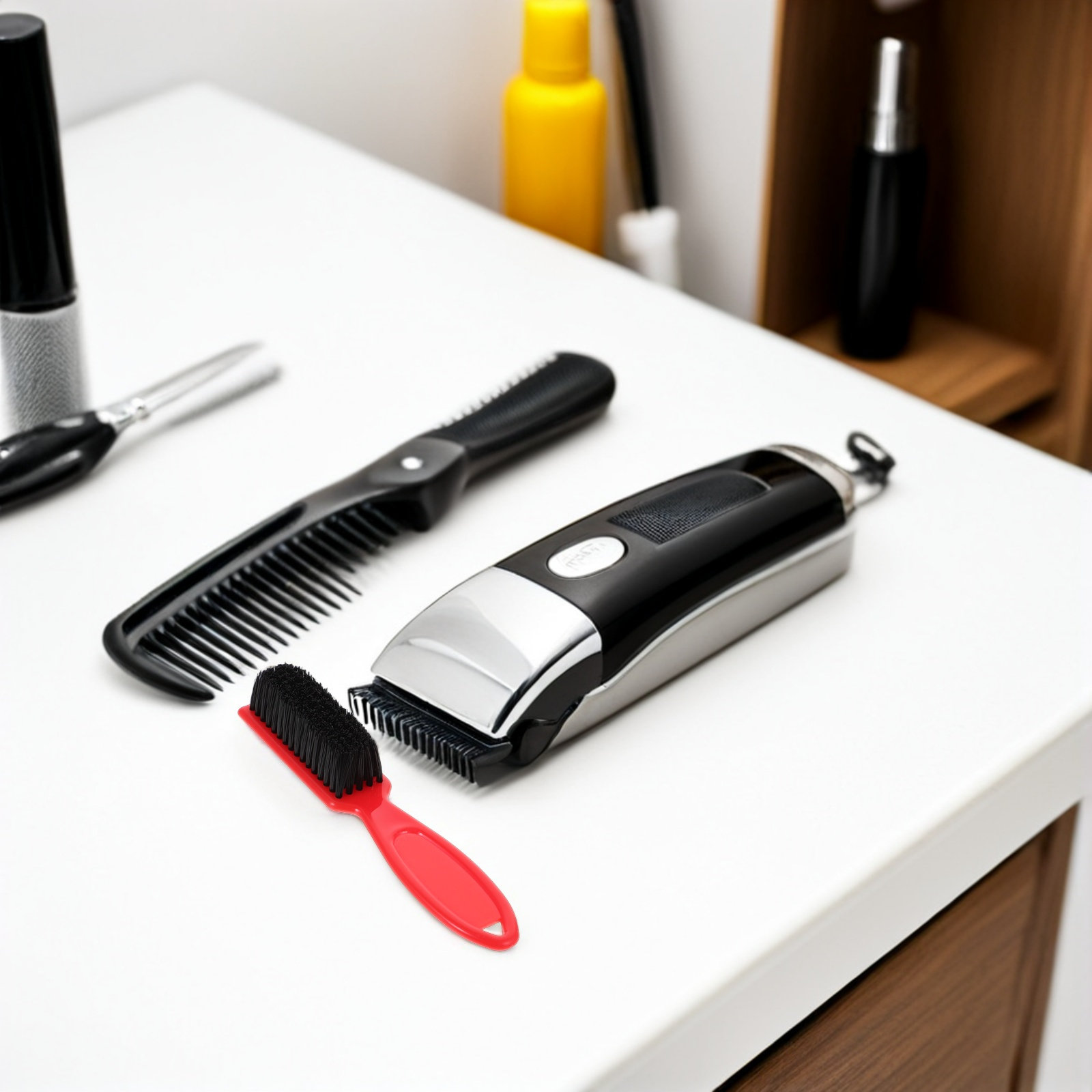 5点セット ひげケアブラシセット ロングハンドル 口ひげグル - Men'S Grooming Essentials のレビューと価格