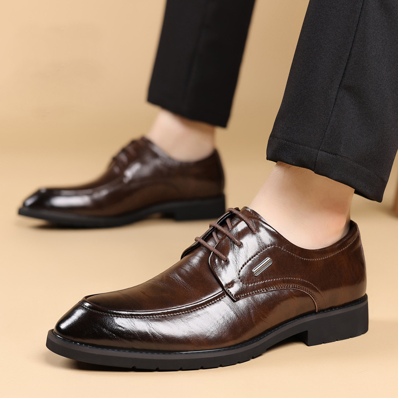 新しいメンズドレスシューズ結婚式ビジネスフォーマルレザーオッ - Men'S Grooming Oxford のレビューと価格