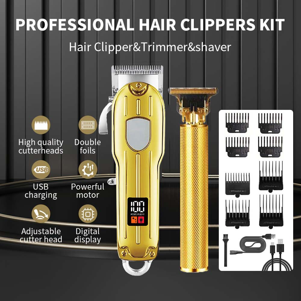 2 in 1電動バリカン＆T字型トリマーセット（男性用）-コ - Men'S Grooming Kits のレビューと価格