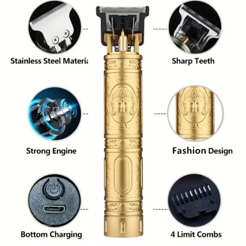 T9ヘアクリッパー メンズ コードレス バリカン 4種類のコ - Men'S Grooming Tool のレビューと価格