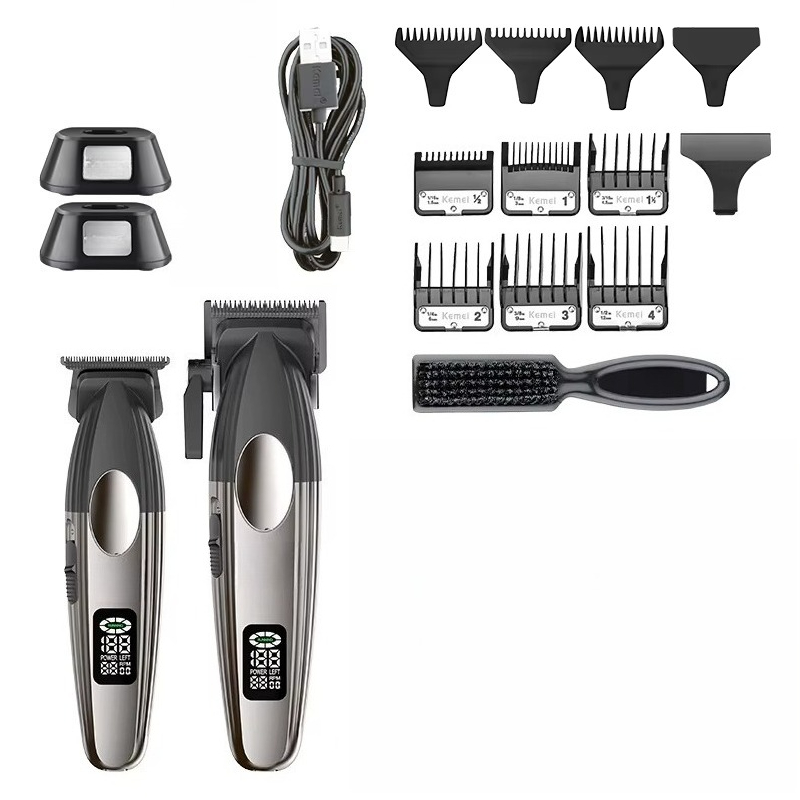 ヘアクリッパー、プロフェッショナルバーバーキット、コードレス - Men'S Grooming Kits のレビューと価格