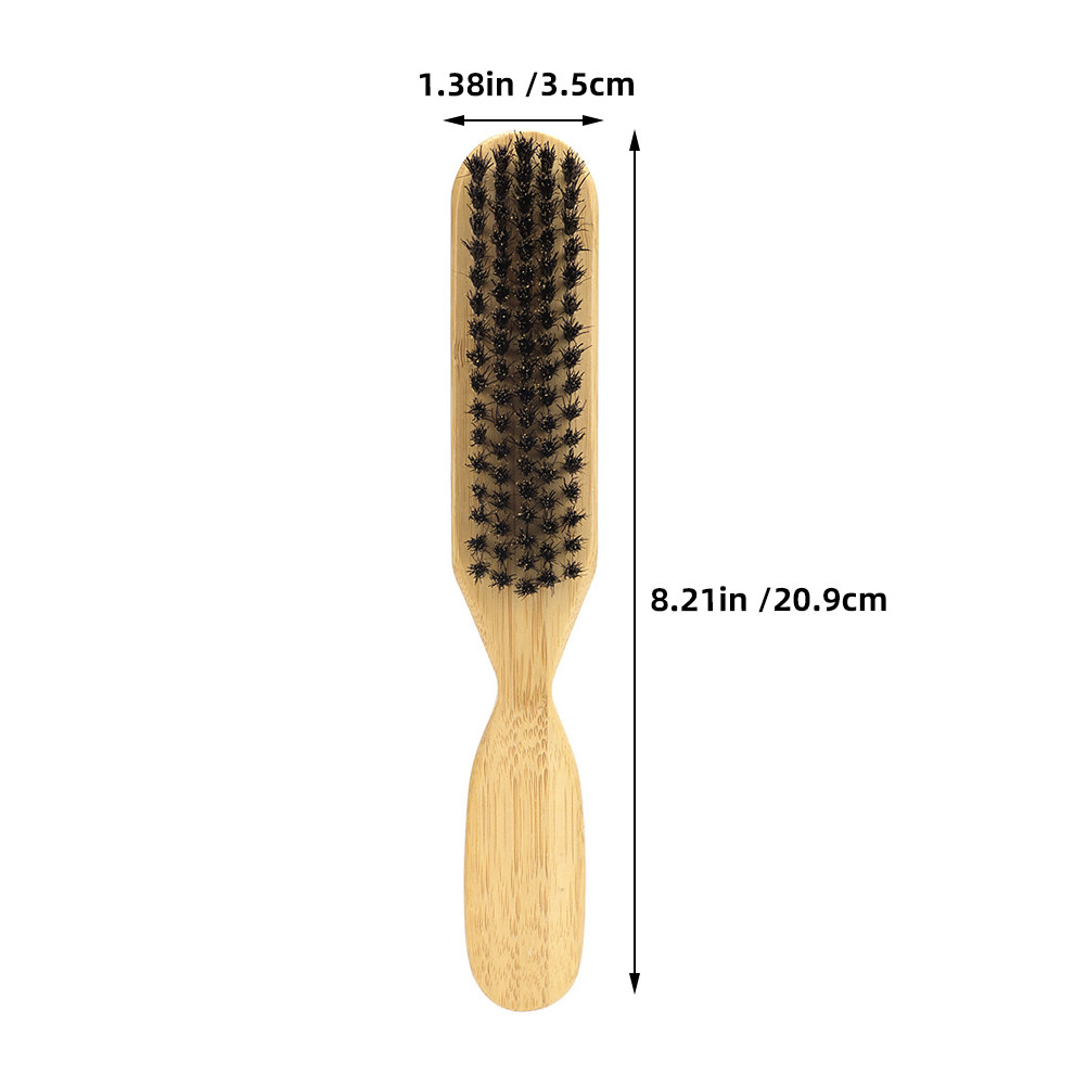 猪毛の髭ブラシ 男性用 口ひげグルーミングツール 木製ハンド - Men'S Grooming Tool のレビューと価格
