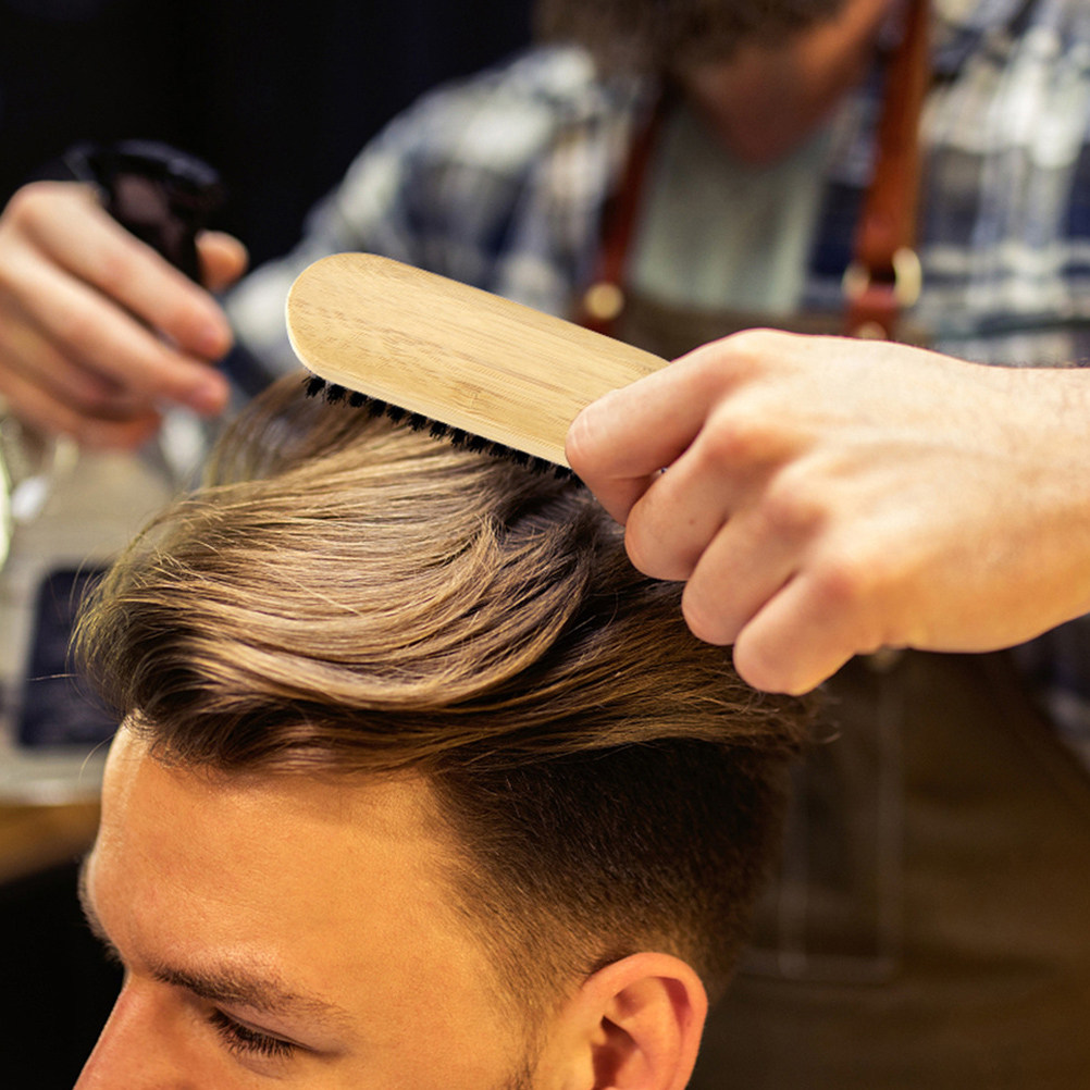猪毛の髭ブラシ 男性用 口ひげグルーミングツール 木製ハンド - Men'S Grooming Tool のレビューと価格