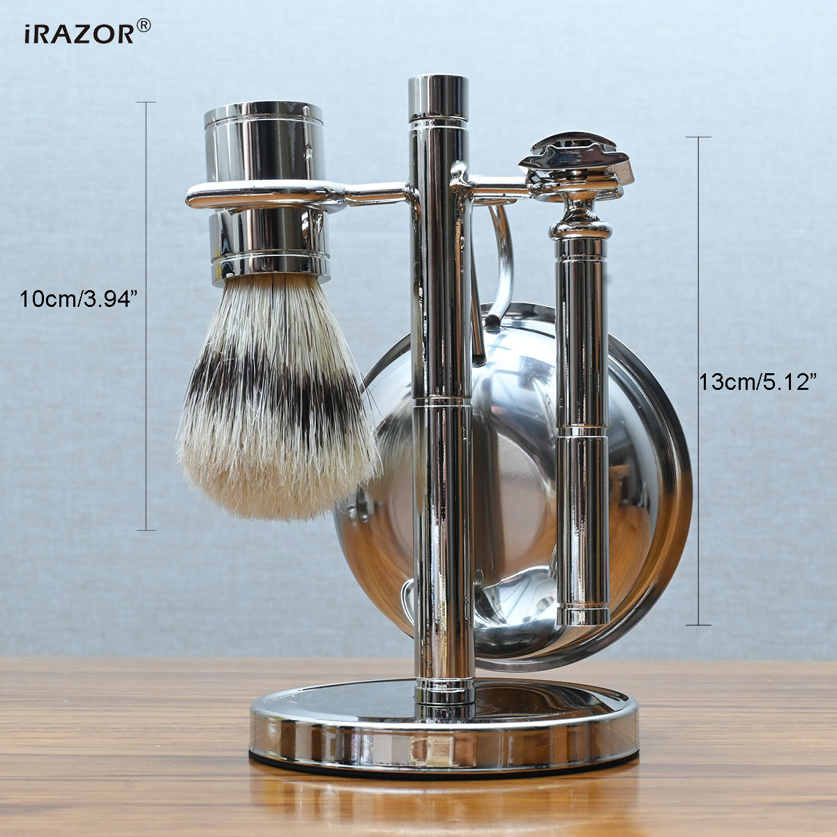 iRAZOR クラシックヴィンテージ両刃安全カミソリ脱毛シェ - Mens Vintage Grooming Kit のレビューと価格